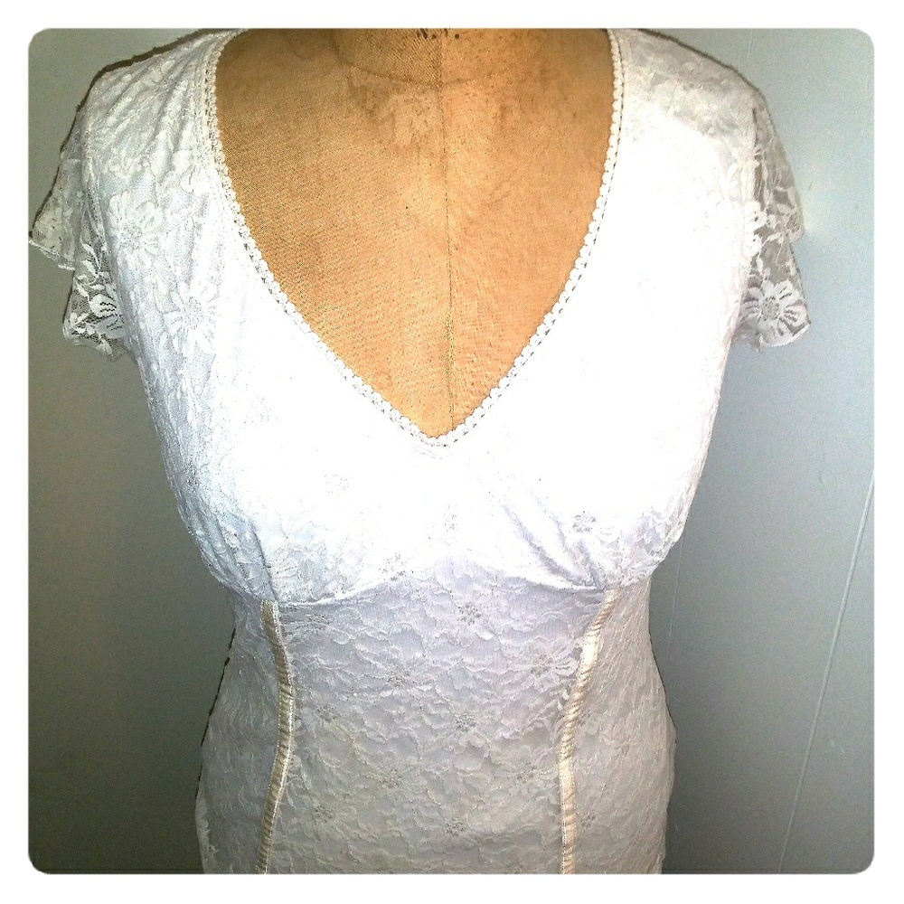 White Lace Top